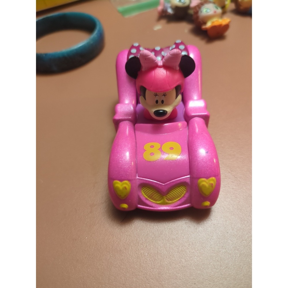 Disney Mickey Mouse Roadster Racers Minnie Mouse Pink Thunder Toy Car #89